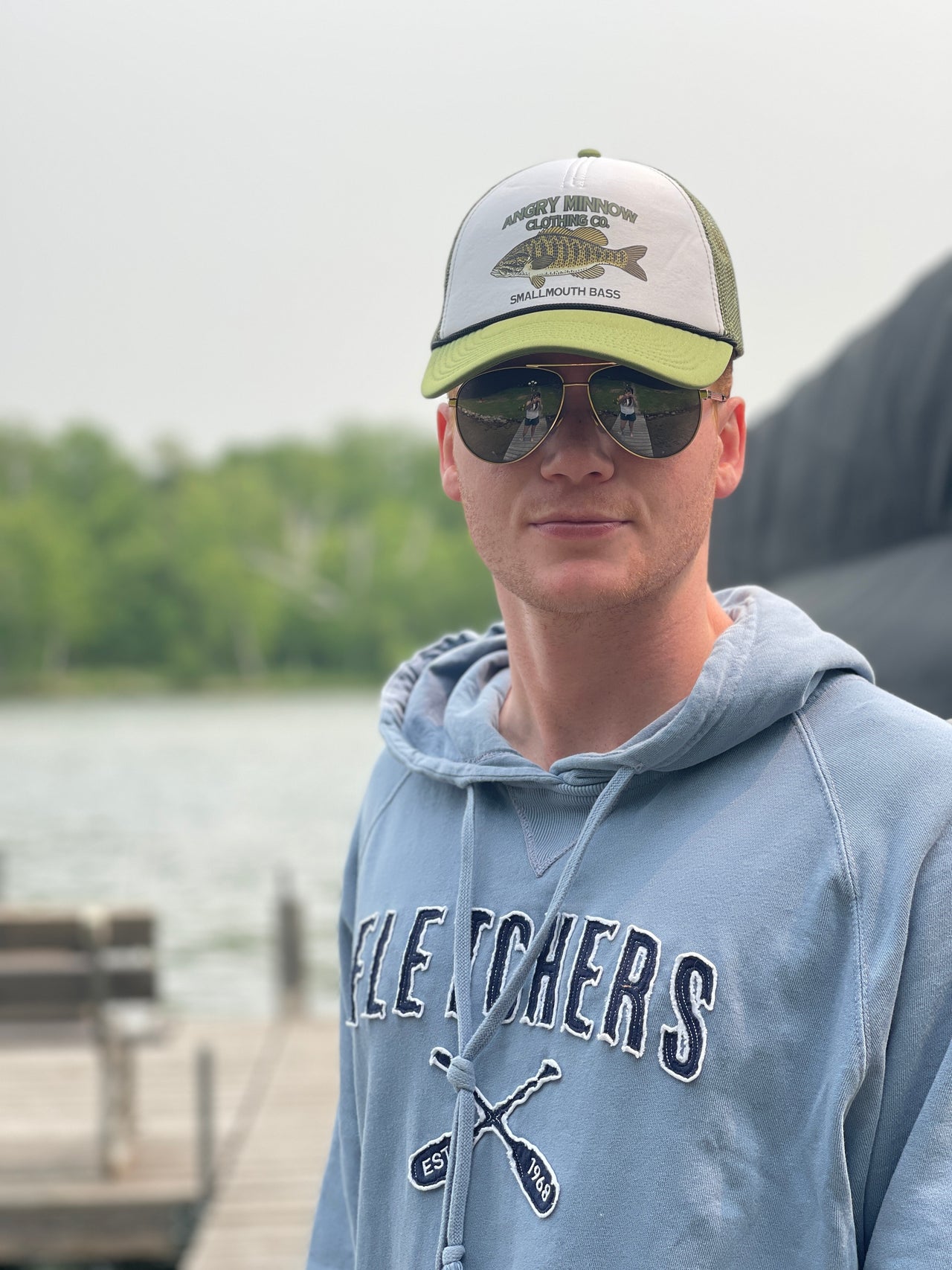 SMALLMOUTH BASS foam trucker hat