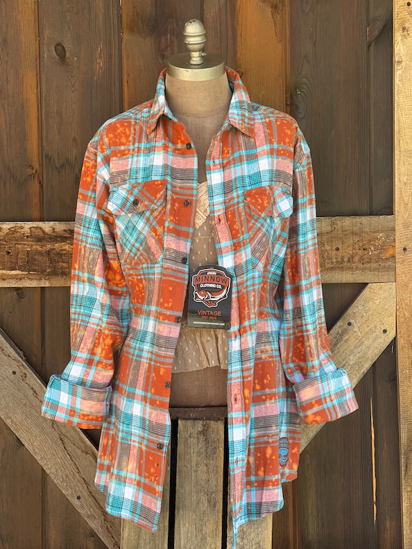 She Took The Leap Art Flannel