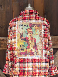 Thumbnail for RINGMASTER Art Flannel- Chili Pepper Plaid