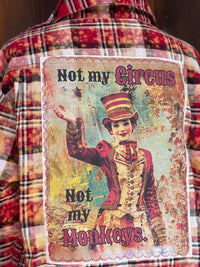 Thumbnail for RINGMASTER Art Flannel- Chili Pepper Plaid