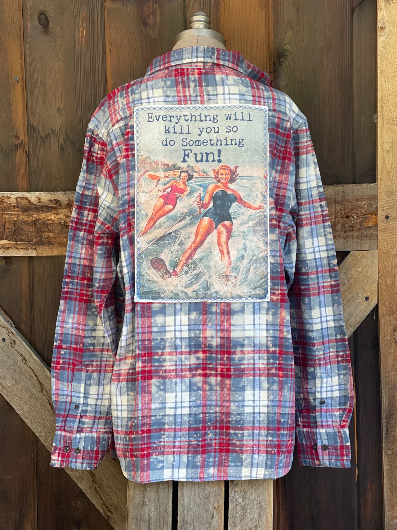 Do something FUN art flannel