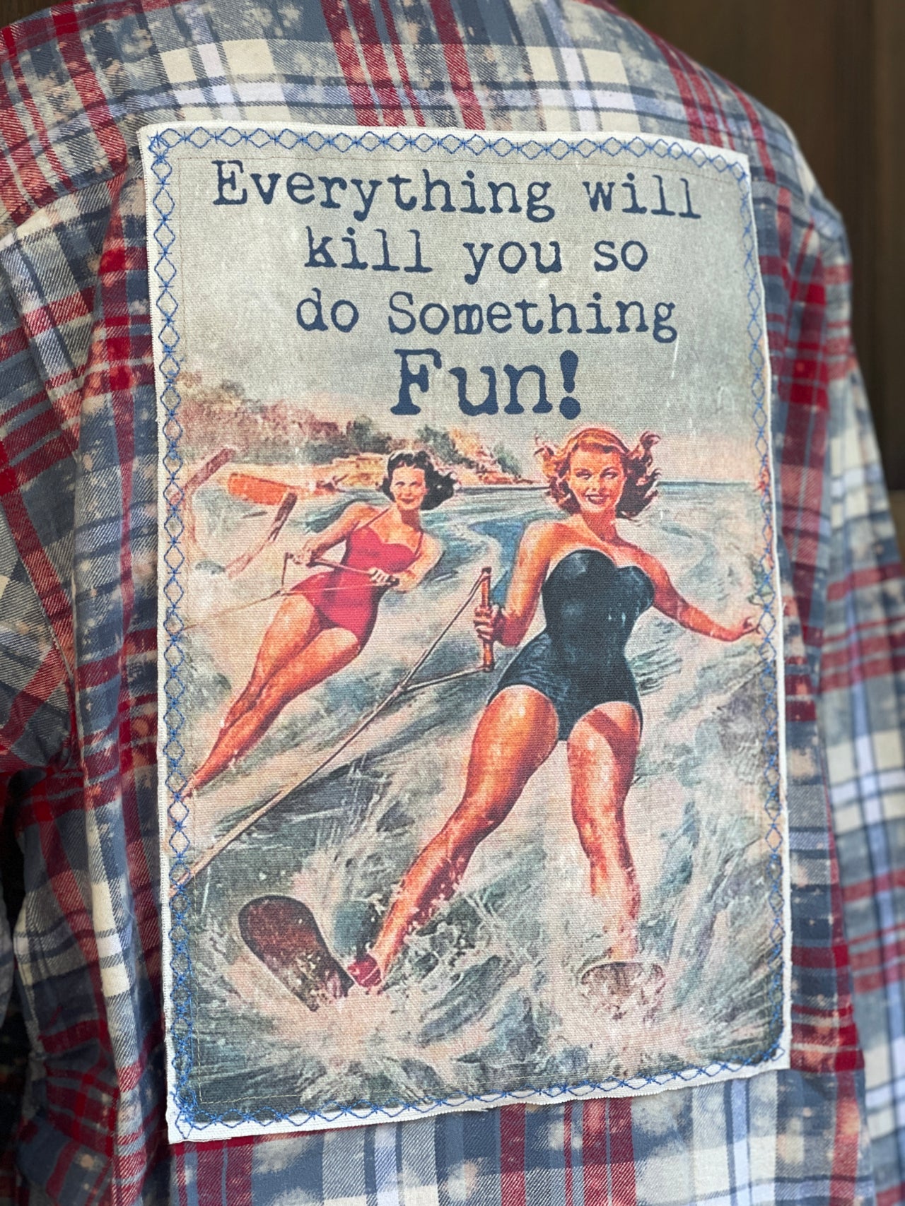 Do something FUN art flannel