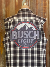 Thumbnail for Busch Light TONAL Version Sleeveless Flannel
