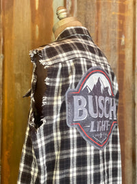 Thumbnail for Busch Light TONAL Version Sleeveless Flannel