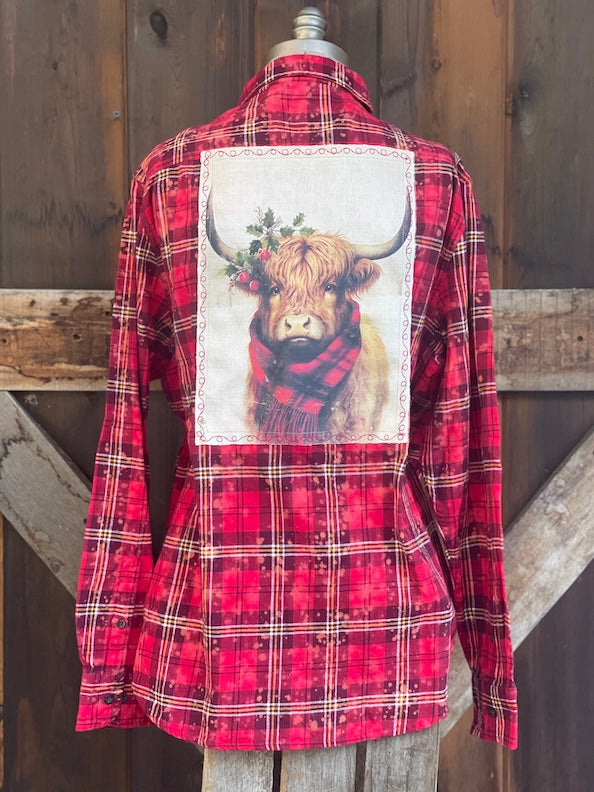 Henry The Highland Cow Under The Mistletoe Edition