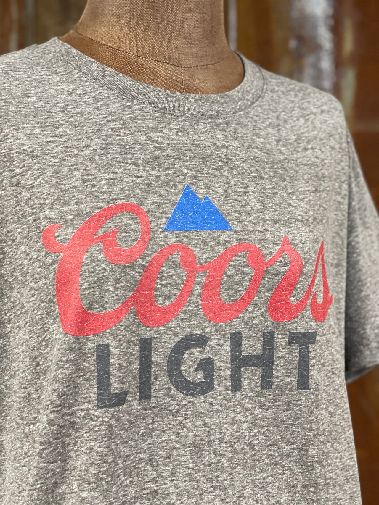Coors Light Grey Tee Angry Minnow Vintage