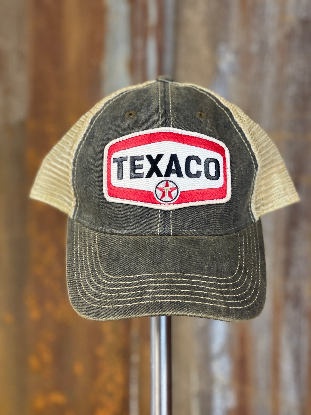 Texaco hats at Angry Minnow Vintage