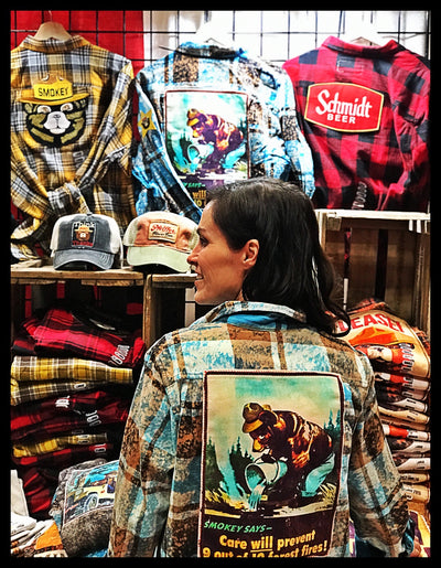 Golden State Warriors Flannel by Angry Minnow Vintage