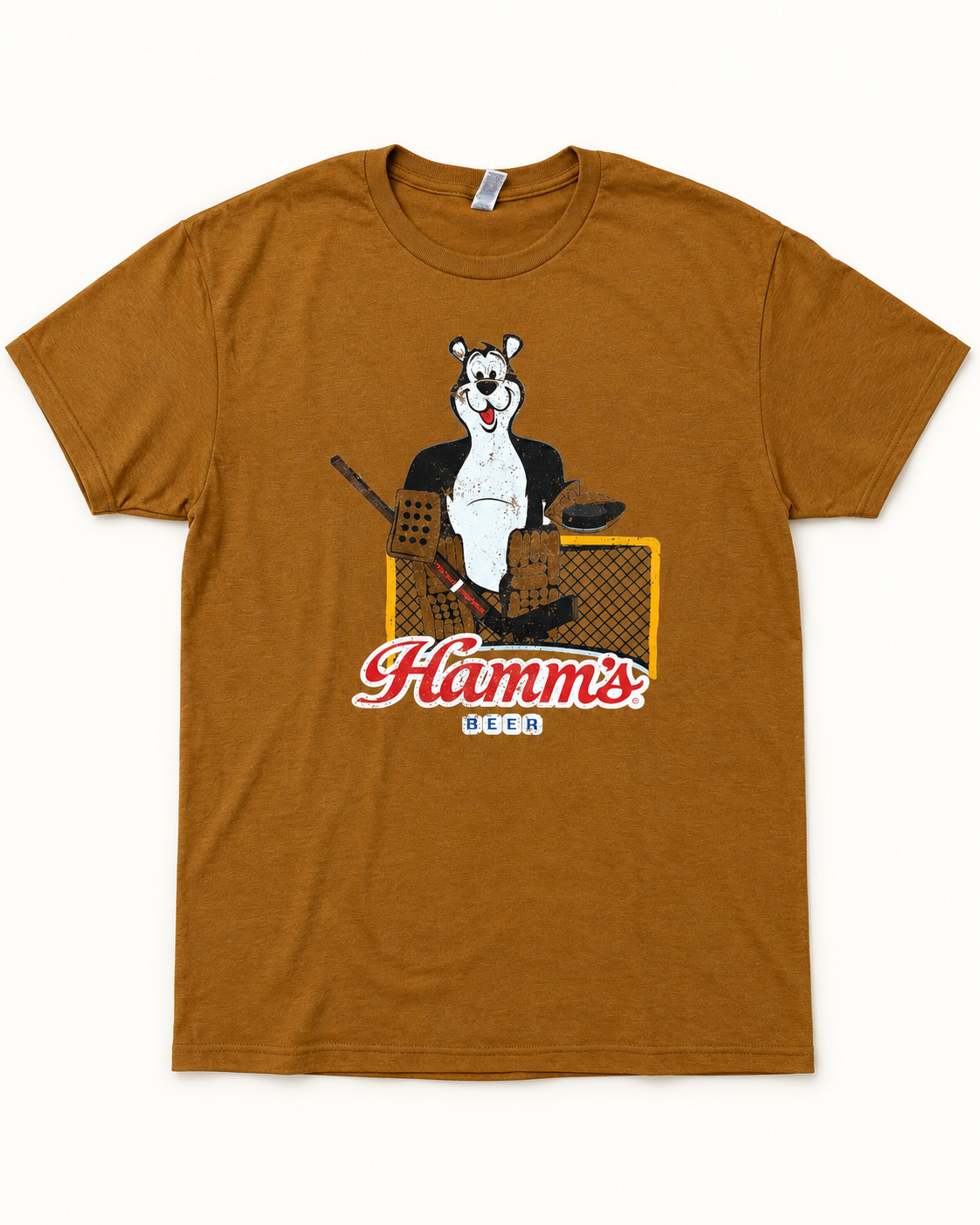 Hamm's HOCKEY GOALIE Bear Graphic Tee