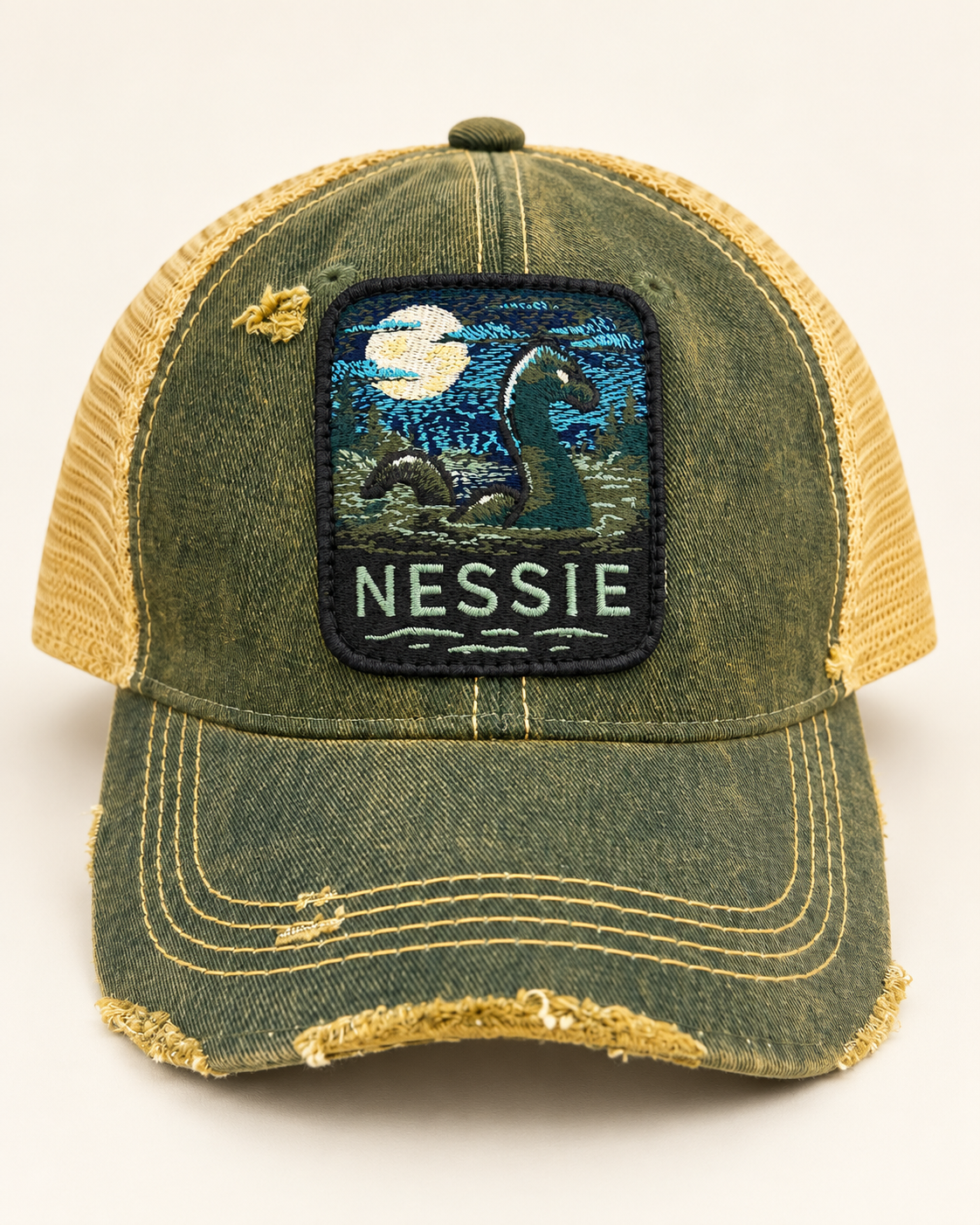 NESSIE  Loch Ness Monster SnapBack hat