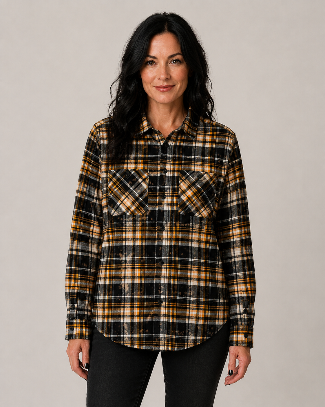 FALL RAVEN Halloween Flannel