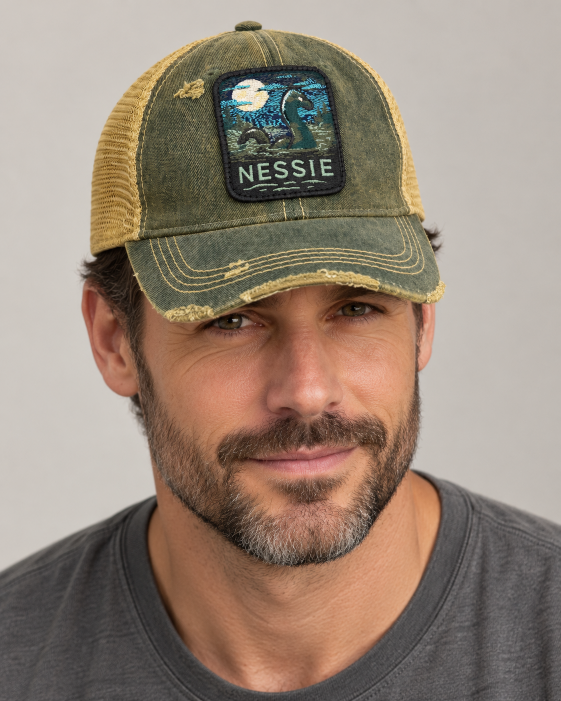 NESSIE  Loch Ness Monster SnapBack hat