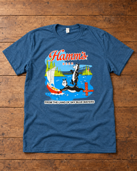 Thumbnail for Hamm's Sailboat Bear Graphic Tee