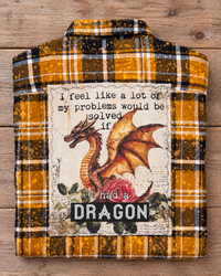 Thumbnail for IF I HAD A DRAGON Art Flannel