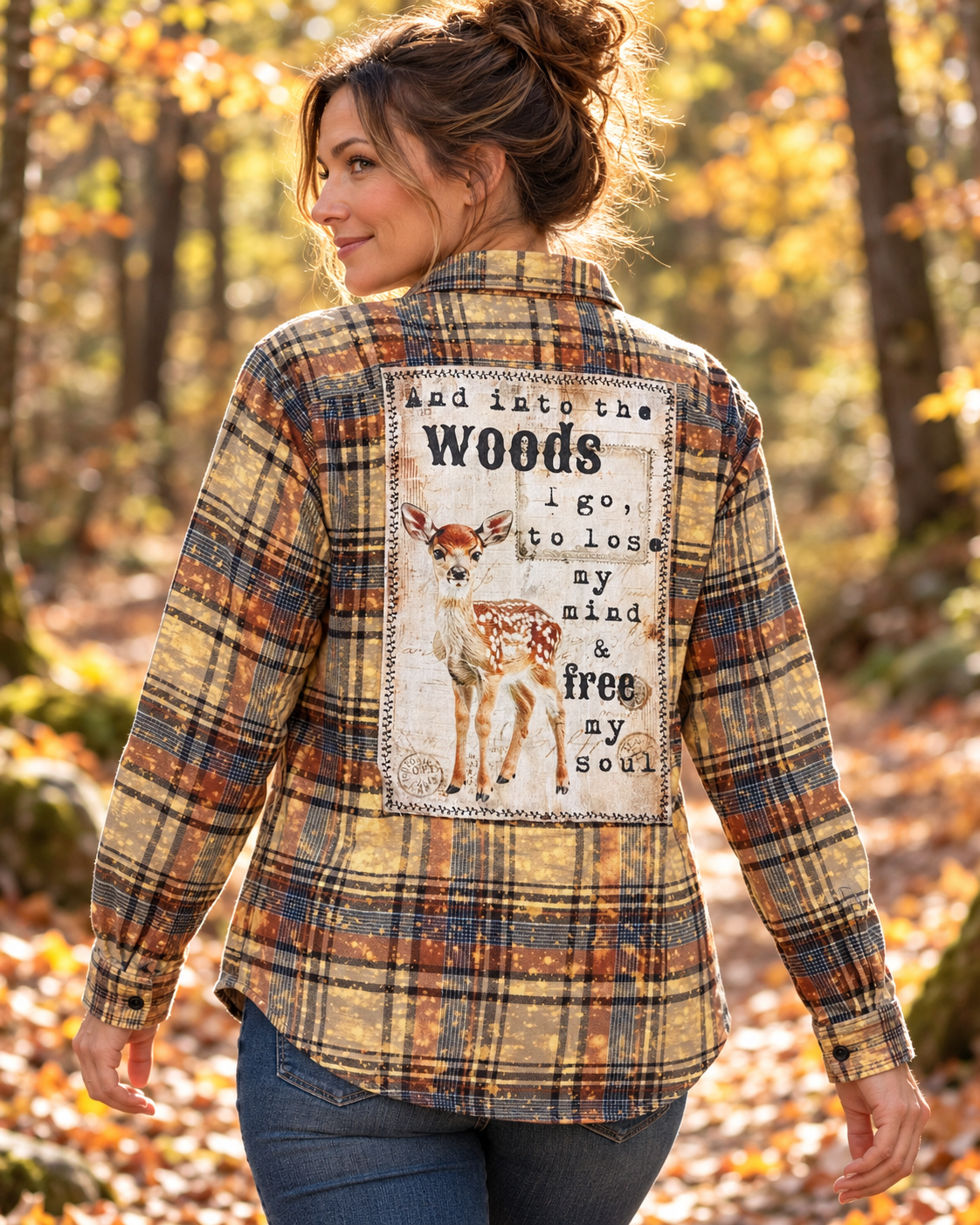 INTO THE WOODS Art Flannel