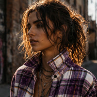 Thumbnail for Bad at Directions Art Flannel