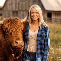 Thumbnail for Henrietta the Highland Cow Signature Flannel