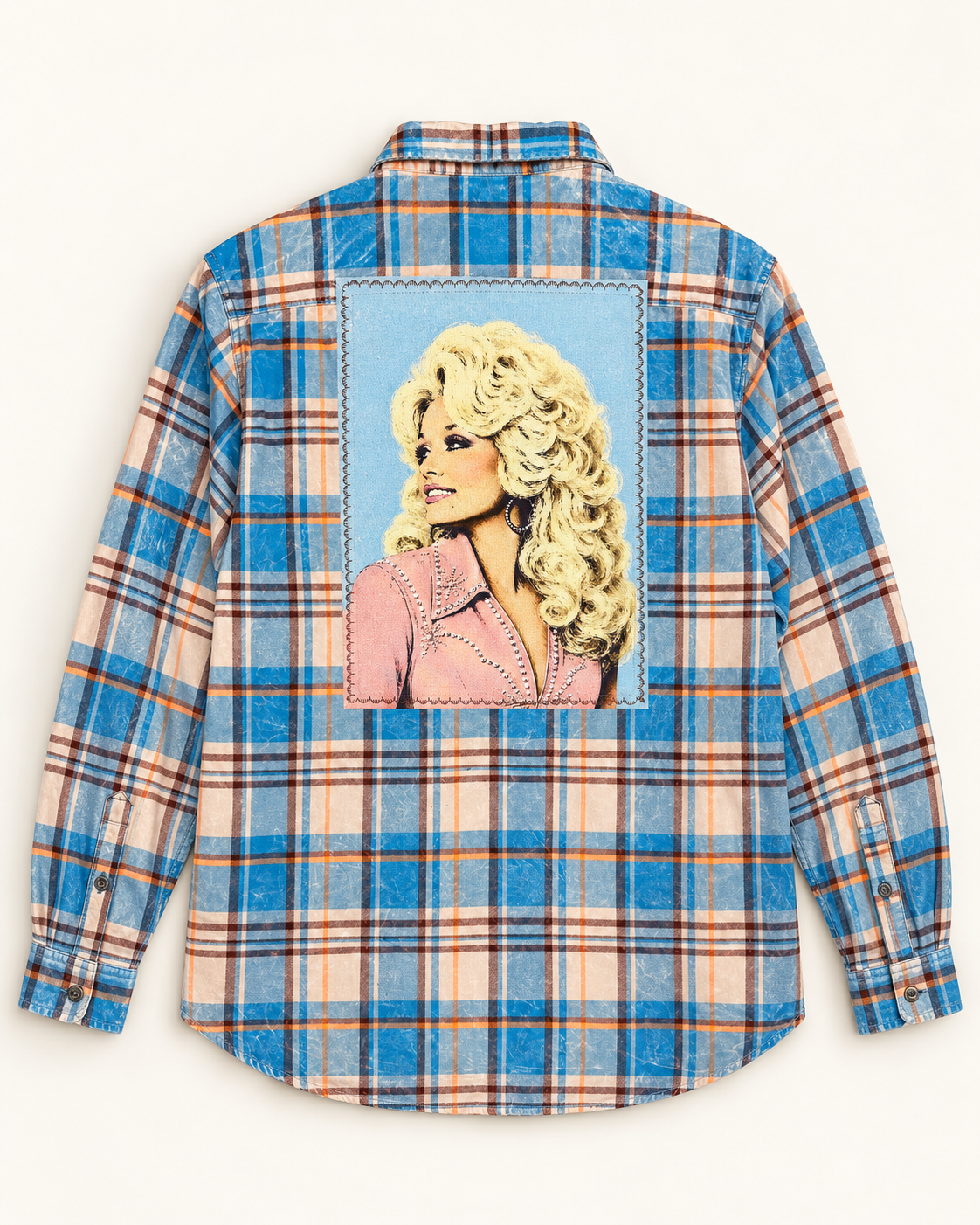 BLONDE AMBITION Dolly Art Flannel