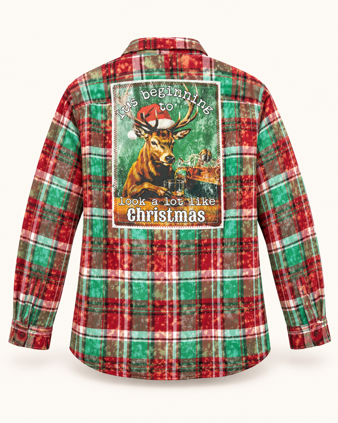 BOURBON BUCK Art Flannel