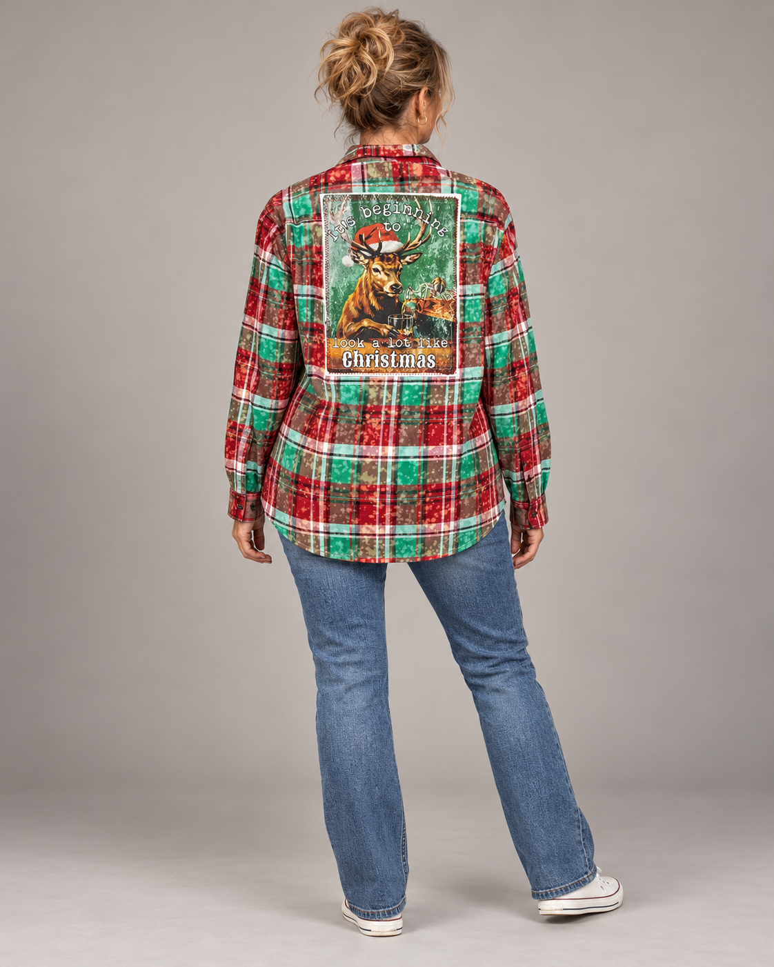 BOURBON BUCK Art Flannel
