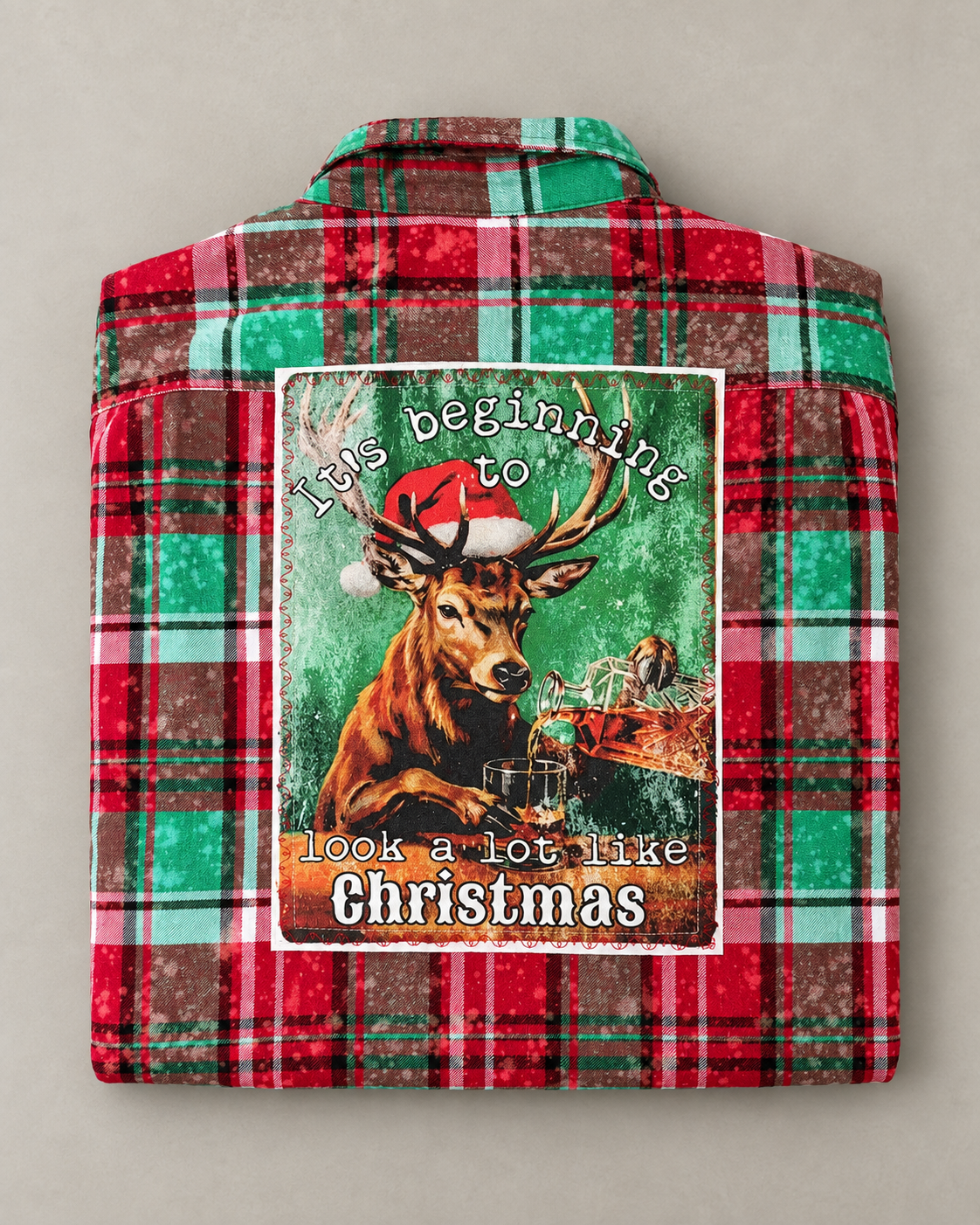 BOURBON BUCK Art Flannel
