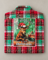 Thumbnail for BOURBON BUCK Art Flannel