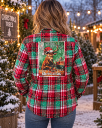 Thumbnail for BOURBON BUCK Art Flannel