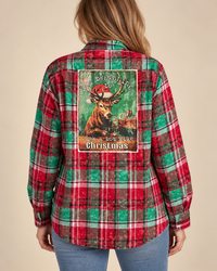 Thumbnail for BOURBON BUCK Art Flannel