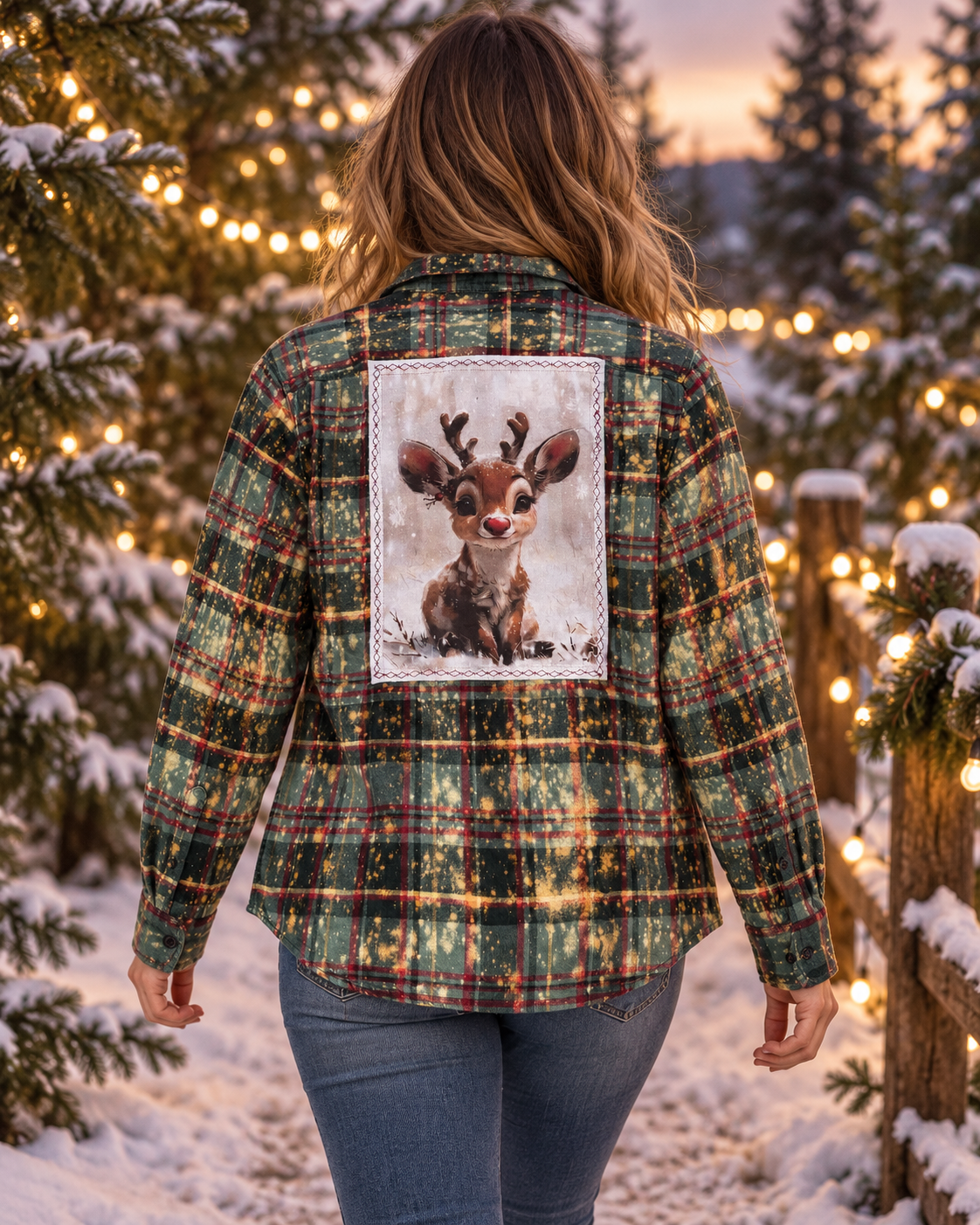 RUDOLPH Art Flannel