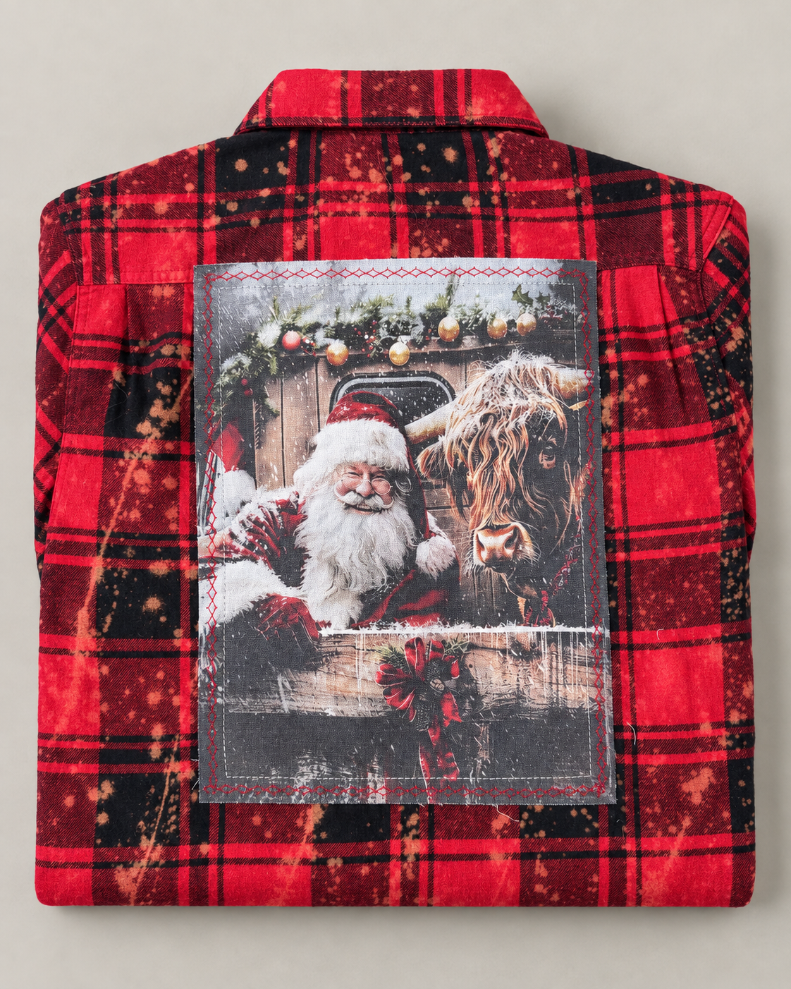 HIGHLAND CHRISTMAS Art Flannel