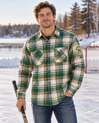 Thumbnail for Old School Hockey Flannel