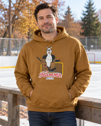 Thumbnail for Hamm's HOCKEY GOALIE BEAR Hoodie