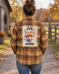Thumbnail for OH FOR FOX SAKE Art Flannel