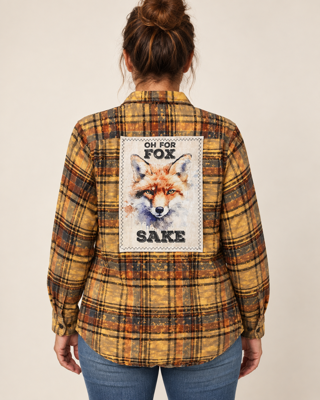 OH FOR FOX SAKE Art Flannel