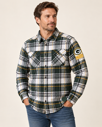 Thumbnail for WISCONSIN Green & Gold Flannel