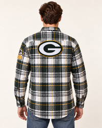 Thumbnail for WISCONSIN Green & Gold Flannel