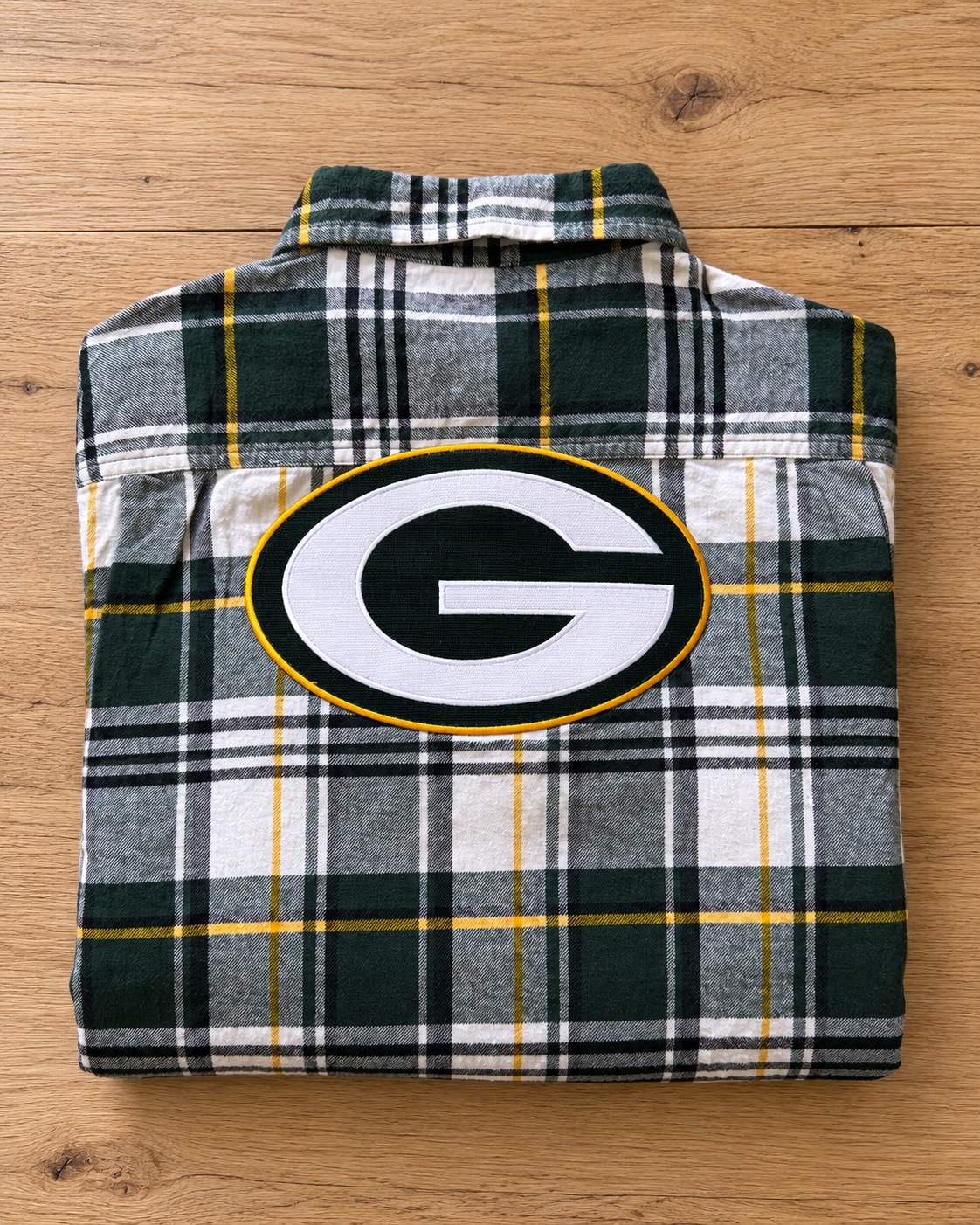 WISCONSIN Green & Gold Flannel