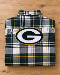Thumbnail for WISCONSIN Green & Gold Flannel