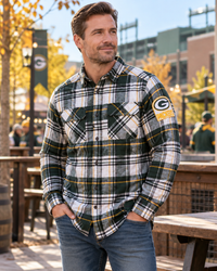 Thumbnail for WISCONSIN Green & Gold Flannel