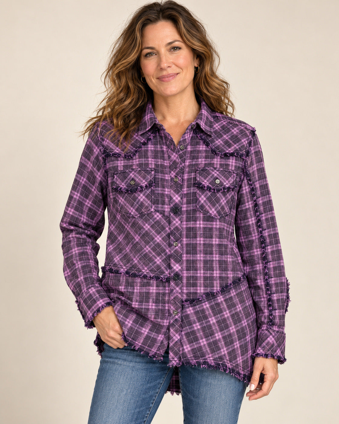 HAUNTED PATH Halloween Art Signature Flannel