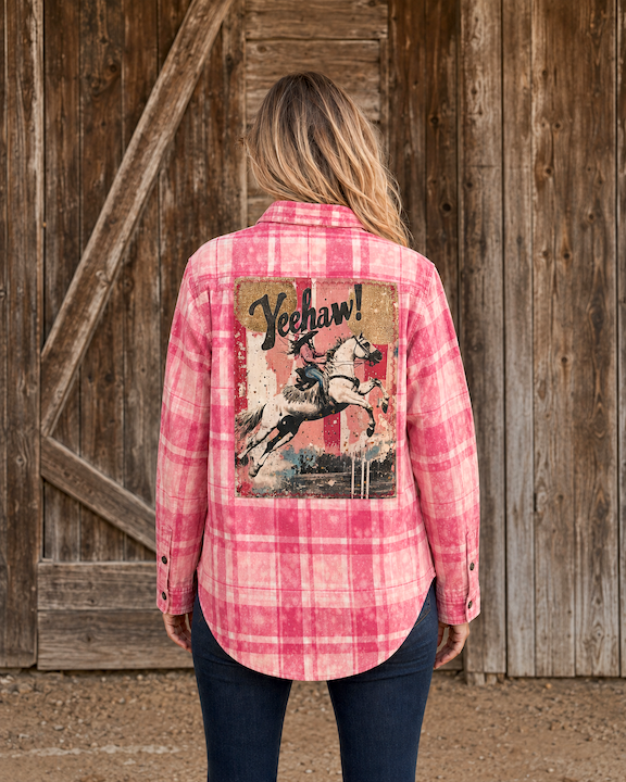 YEEHAW Art Flannel