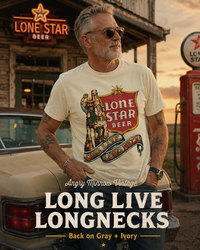 Thumbnail for Long Live Long Necks LONE STAR BEER Tee