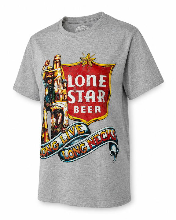 Long Live Long Necks LONE STAR BEER Tee