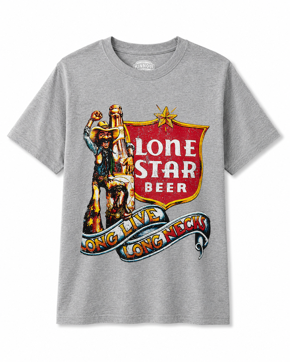 Long Live Long Necks LONE STAR BEER Tee