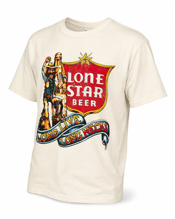 Long Live Long Necks LONE STAR BEER Tee