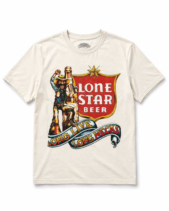 Long Live Long Necks LONE STAR BEER Tee