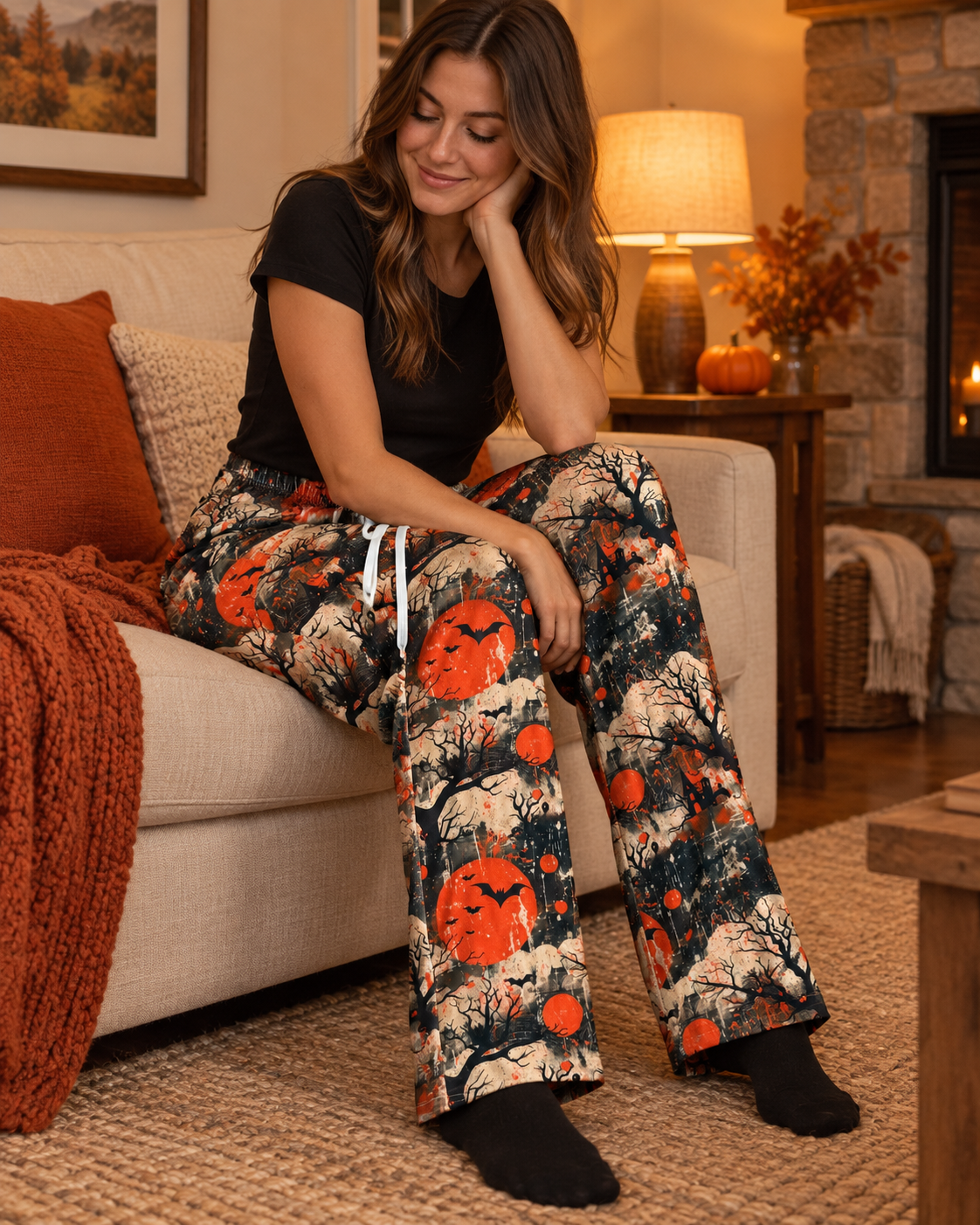 SPOOKY NIGHT Pajama Bottom