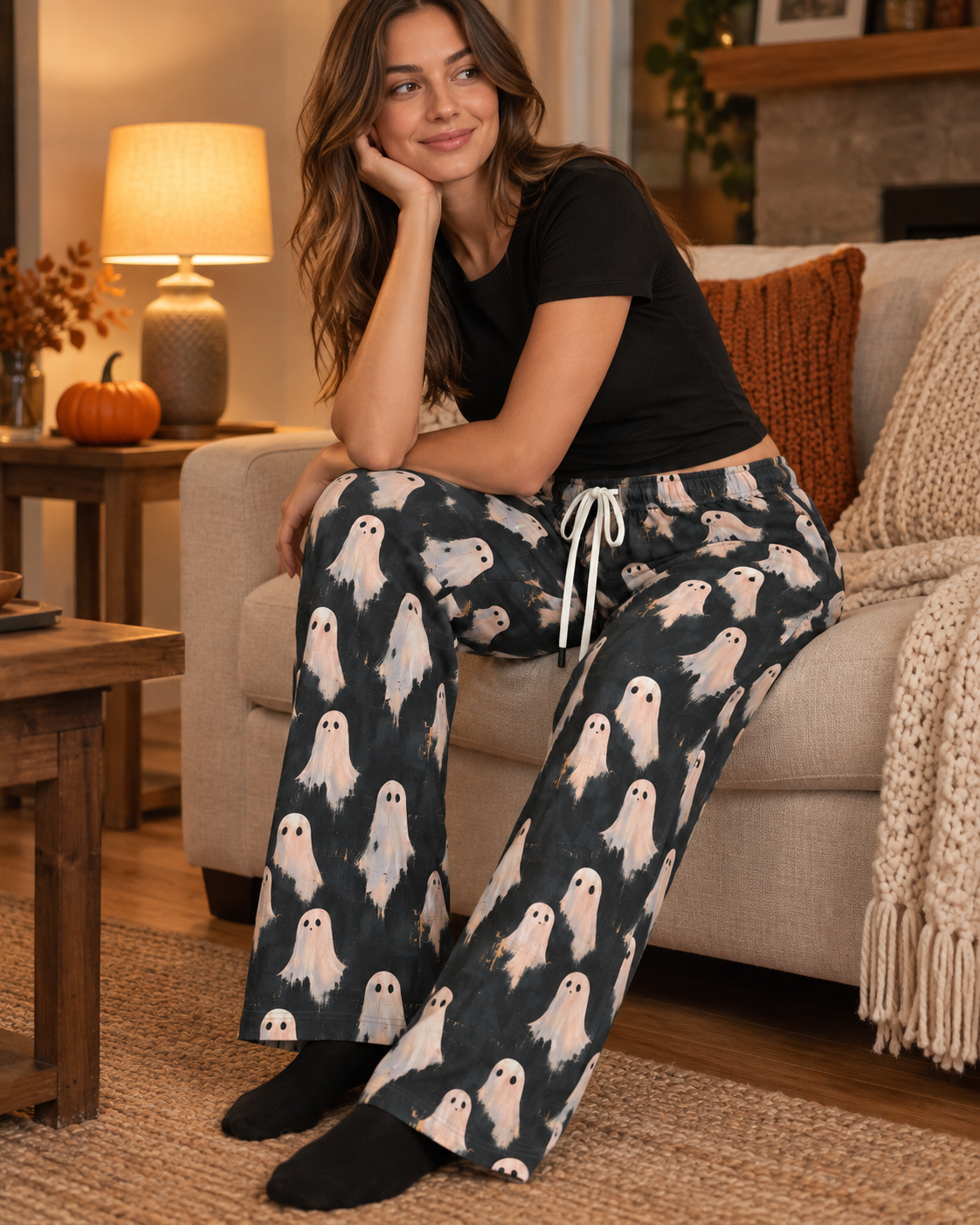 SCARY AS SHEET Halloween Pajama Bottoms