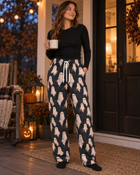 Thumbnail for SCARY AS SHEET Halloween Pajama Bottoms