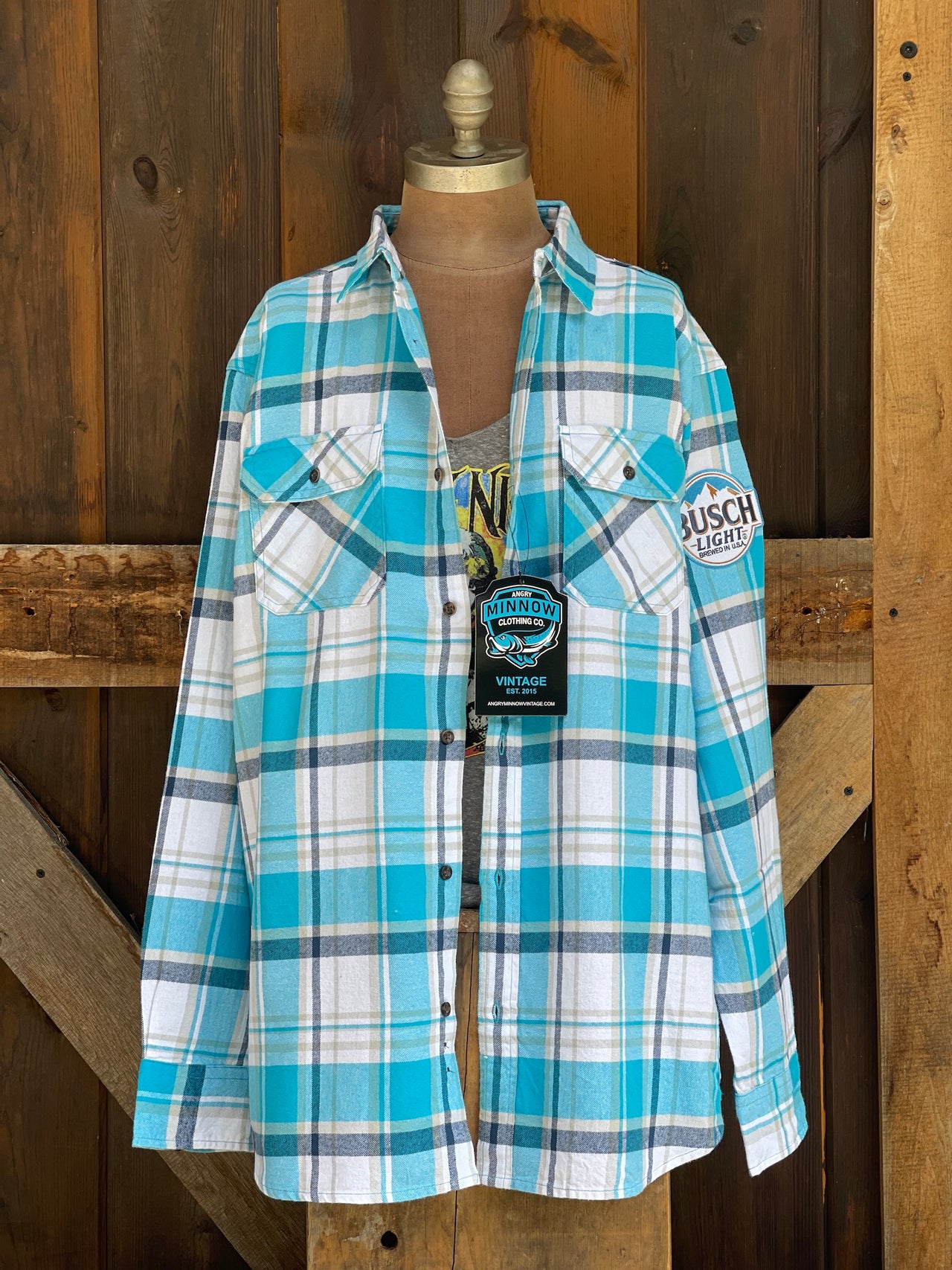 busch light dress shirt Busch Light - Bass Fishing T-shirt